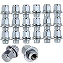 M12x1.5 Lug Nuts, Wheel Lug Nuts Aftermarket Chrome Closed End Locking 12x1.5 Lug Nuts Compatible with Toyota Camry Corolla Avalon Sienna Highlander Scion Lexus Is300 ls460 ES300-20 Pcs/Set