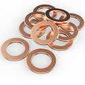 M12x1.75 Oil Drain Plug Gasket Crush Washer for Buick Chevy 10Pcs