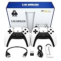 M15 RetroX Wireless Game Console, 2.4G, 24000 Games, Dual Controllers, HDMI TV Output, 128GB TF Support, Plug & Play, for Kids & Adults