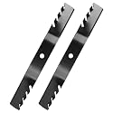 M170642 Mulching Blades Fits for John De ere Z335E Z335M Z345M Z345R X330 X350 X354 X370 X380 S220 S240 Riding 42 Inch Mower Deck, Replaces for M170639 UC22008 GY20683, 2 Pack
