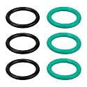 M29517 Oil Pump Pickup Tube O-Ring Seals for LS Engines 4.8 5.3 5.7 6.0 6.2 LS1, 12584922 Engine Oil Pickup Tube Gasket Kit for LS-Based Engines1997-2013, 6 Pcs