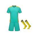 M2C Kids Soccer Uniform Athletic Jersey Shorts Socks Set