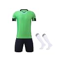 M2C Kids Soccer Uniform Athletic Jersey Shorts Socks Set