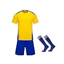 M2C Kids Soccer Uniform Athletic Jersey Shorts Socks Set