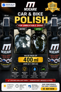 M3CARE Liquid Car Polish for Exterior Dashboard