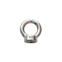M6-1.0 Eye Nuts - IMScrews 304 Stainless Steel Eye Nuts - Resilient Hardware for Home Repairs and Professional Projects Pack of 8