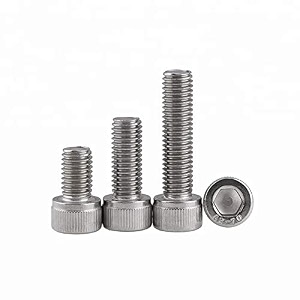 m6 x 12mm stainless steel socket head cap screws allen socket drivefully thread bright finish machine thread pack of 50 pcs