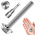 M6x1.0 Bolt (10 Sets) M6 x 40mm Flanged Hex Head Bolts and Nuts Kit, M6 Flange Hexagon Screws with Nuts and Washers, 304 Stainless Steel 18-8 Metric Bolt Assortment, DIN 6921, By Mywish