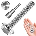 M6x1.0 Bolt (10 Sets) M6 x 35mm Flanged Hex Head Nuts and Bolts, M6 Flange Hexagon Screws with Nuts and Washers, 304 Stainless Steel 18-8 Metric Bolt Assortment, DIN 6921, By Mywish