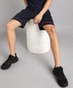 M7 By Metronaut Solid Men Dark Blue Sports Shorts
