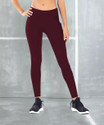 M7 By Metronaut Solid Women Maroon Tights