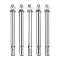 DTGN M8x120 Hex Expansion Bolts 304 Stainless Steel for Concrete 5Pcs