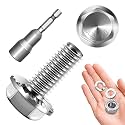 M8 x 20mm (10 Sets) M8x1.25 Bolt Flanged Hex Head Bolts and Nuts Kit, M8 Flange Hexagon Screws with Nuts and Washers, 304 Stainless Steel 18-8 Metric Bolt Assortment, DIN 6921, By Mywish