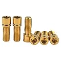M8 x 20mm Titanium Bolt with Washer Pack of 6 (Gold)