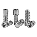 M8 x 20mm Titanium Bolt with Washer Pack of 6 (Normal Titanium)