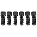 M8 x 20mm Titanium Bolt with Washer Pack of 6 (Black)