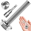 M8 x 40mm (10 Sets) M8x1.25 Bolt Flanged Hex Head Nuts and Bolts, M8 Flange Hexagon Screws with Nuts and Washers, 304 Stainless Steel 18-8 Metric Bolt Assortment, DIN 6921, By Mywish