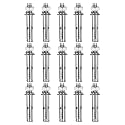 DTGN M8x60 Expansion Bolts 304 Stainless Steel for Concrete 50Pcs