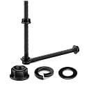 M8 x 80mm Flanged Hex Head Bolts, Nuts, Flat &amp; Lock Washers, 10Pcs 18-8 (304) Stainless Steel, Fully Threaded, Black Oxide by SG TZH