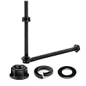 M8 x 90mm Flanged Hex Head Bolts, Nuts, Flat &amp; Lock Washers, 10Pcs 18-8 (304) Stainless Steel, Fully Threaded, Black Oxide by SG TZH