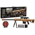 M82A1 Sniper Rifle Toy Gun for Kids, DIY Assembly Toy Rifle with Scope, Folding Bipod, Magazine, EVA Foam Bullets & Shell Cases, Pretend Shooting Outdoor Play Set, Gift for Boys & Girls