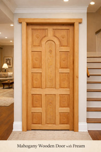 maa bashumata 12 panel solid mahogany wooden door with frame 78x36x125 inch interior door mahogany