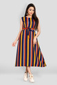 MAA FAB Women Maxi Orange Midi/Calf Length Dress