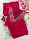 MAA SHANTI ENTERPRISE Embroidered Kurta TrouserPant 