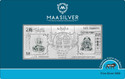 MAA SILVER Fine Silver Laxmi Ganesh Currency Bar with 999 Purity S 999 20 g Silver Coin