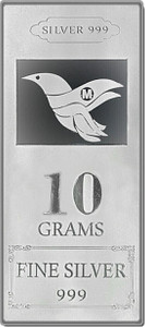 maa silver plain s 999 10 g silver bar