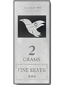 maa silver plain s 999 2 g silver bar