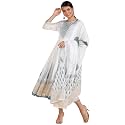 Maaesa Anarkali Kurta Dupatta Set for Women