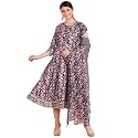 Maaesa Anarkali Kurta Dupatta Set for Women