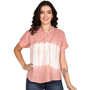 Maaesa Hand Dyed Rayon Top for Women