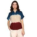 Maaesa Hand Dyed Rayon Top for Women