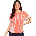 Maaesa Hand Dyed Rayon Top for Women