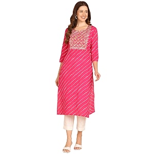 Maaesa Printed Cotton Kurta for Women