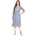 Maaesa Printed Cotton Kurta for Women