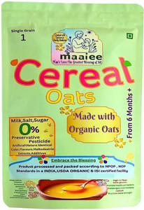 MAAIEE Organic Oats Baby Cereal Rich in
