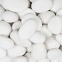 Maalavya Unpolished 7.5 Kg White Marble Pebbles
