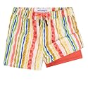 maamgic Boys Swim Trunks with Compression Liner Toddler Stretch Swim Shorts