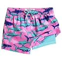 maamgic Boys Swim Trunks with Compression Liner Toddler Stretch Swim Shorts