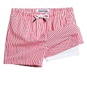 maamgic Boys Swim Trunks with Compression Liner Toddler Stretch Swim Shorts