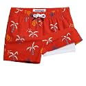 maamgic Boys Swim Trunks with Compression Liner Toddler Stretch Swim Shorts