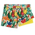 maamgic Boys Swim Trunks with Compression Liner Toddler Stretch Swim Shorts