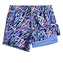 maamgic Mens 5" Gym Running Shorts for Men 2 in 1 Quick Dry Workout Athletic Shorts