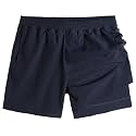 maamgic Mens 5" Gym Running Shorts for Men 2 in 1 Quick Dry Workout Athletic Shorts
