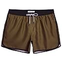 maamgic Mens Boys Short 80s 90s Vintage Swim Trunks with Mesh Lining Quick Dry Swim Suits Board Shorts