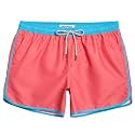 maamgic Mens Boys Short 80s 90s Vintage Swim Trunks with Mesh Lining Quick Dry Swim Suits Board Shorts