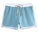 maamgic Mens Boys Short 80s 90s Vintage Swim Trunks with Mesh Lining Quick Dry Swim Suits Board Shorts